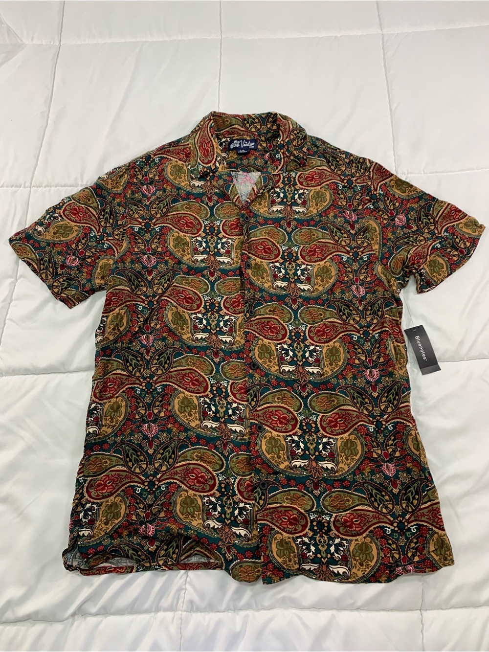 New Blue Notes button up shirt size L